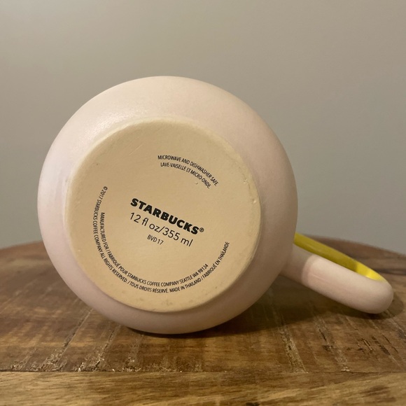 Starbucks Vibrant Yellow and Blue Mug - Picture 3 of 3